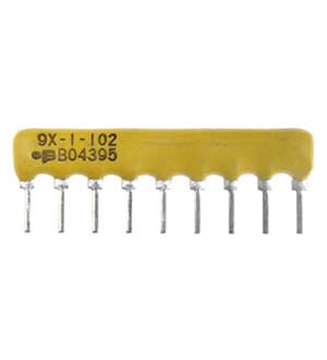 4609X-101-681LF, 8х680Ом резисторная сборка