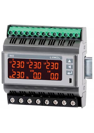 N43 12100E1, 3-phase digital meter