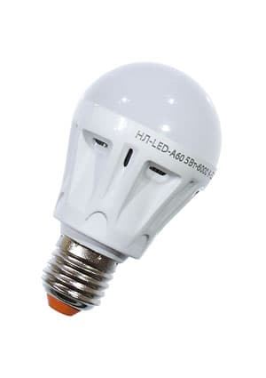 SQ0340-0102, Лампа Народная светодиодная НЛ-LED-A60 5 Вт-6000 К-Е27 (60х105)