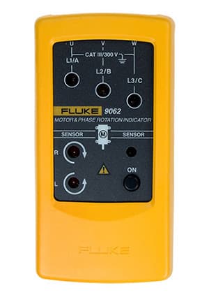 FLUKE 9062, индикатор чередования фаз и вращения электродвигателя