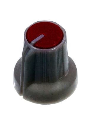 RR4836, Ручка приборная  (6mm круг красный)