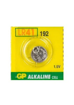 GP 192 LR41, GP 192, дисковый, MnZn, ( LR41 ) ,1шт.