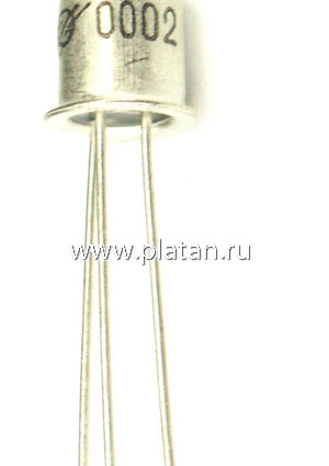 КТ3102Б никель, Транзистор NPN, высокочастотный, малой мощности, КТ-17