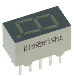 SA36-11SRWA, 9.14mm single digit numeric display/red/640nm/1900-6400ucd