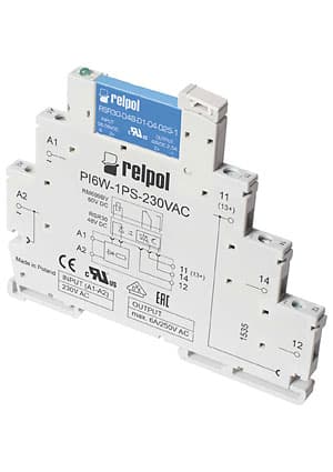 PIR6W-1PS-115VAC/DC-R (GRAY)
