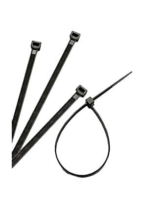 FS280CW-C, кабельный хомут черный 280мм х 4,5мм (упак.100 шт)