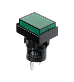 D16PLT1-000HG, индик.зеленый 6В/LED
