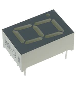 SA56-21GWA, 14.2mm single digit numeric display/green/568nm/1900-10500ucd