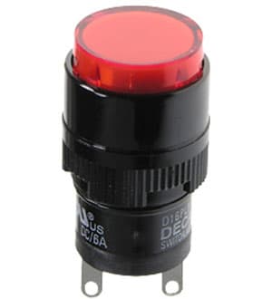 D16PLR1-000JR, индик.красн. 12В/6А