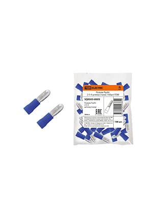 SQ0505-0005, РшИп 2-5-4 штекер (папа) синий на пр.2.5 мм2