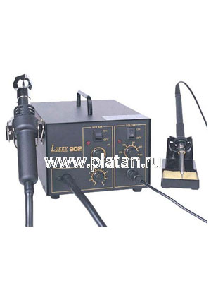 LUKEY-902, Станция паяльная термовоздушная + паяльник