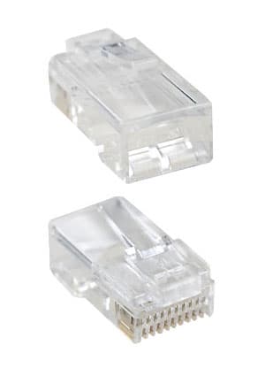 TP10P10C (RJ45) ВИЛКА ТЕЛЕФОННАЯ НА КАБЕЛЬ