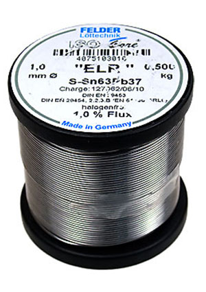 SN63PB37 ELR:1% 1ММ 500Г, припой