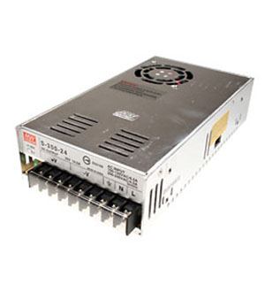 S-350-24, AC-DC, 350W, вход 180-264VAC,выход 24V/14.6A,215x115х50мм