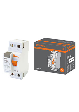 SQ0220-0003, УЗО ВД63 2Р 32А 30мА (электронное)