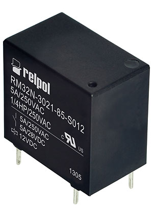 RM32N-3021-85-1009, Реле 9VDC 1 Form A 250VAC/5А
