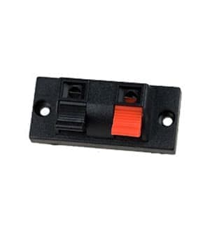 1-700, прищепка аудио двойная пластик на корпус