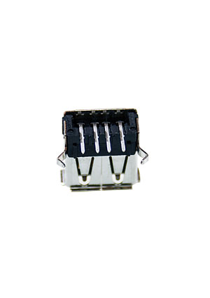 292303-1, Разъем USB, 4 контакта, Тип A, розетка угловая, USB 2.0