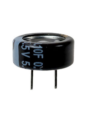 EECF5R5U104, ионистор 0.1Fx5.5V -25+70Cсерия NF табл.тип(Panasonic)