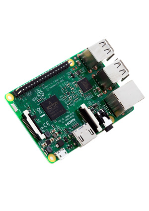 RASPBERRY PI 3 MODEL B SBC, одноплатный компьютер ARM Cortex-A53