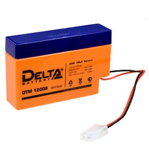 DTM 12008, 12В 0.8Ач  96х25х62  аккум.