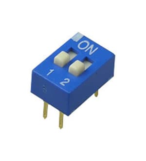 DS-02BBU-G, DIP переключатель 2 поз.(аналог SWD 1-2 ВДМ 1-2)