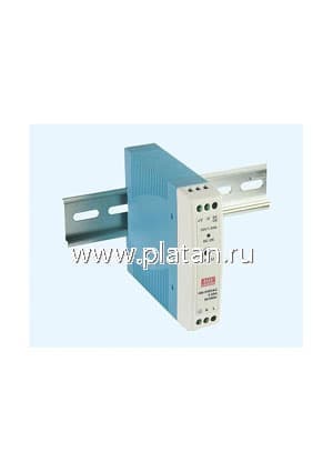 MDR-20-15, AC-DC Din, 20Вт, выход 15В/0:1,34A, рег. вых