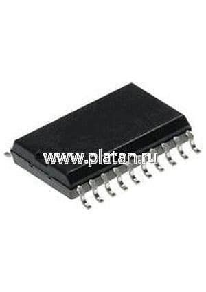 SN74ALS374ADW, Восьмиразрядный регистр на триггерах D-типа с тремя состояниями на выходе [SO20]