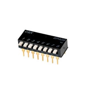 BPA08B, DIP переключатель 0.1А/5В, в отверстие
