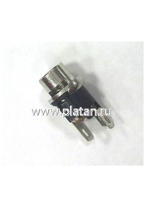 DS-027B, Гнездо питания на панель 2.0х5,5 мм
