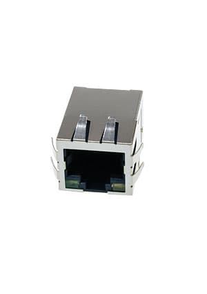 KLU1T516-43-LF, PBFree,разъем RJ-45+трансформатор+светодиоды- в одном к