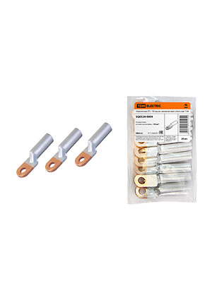 SQ0528-0009, Наконечник DTL-150 медно-алюминиевый кабельный