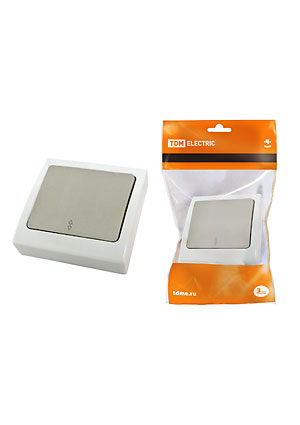 SQ1803-0103, Переключатель на 2 направления 1-кл. скрытой установки IP54 10А "Вуокса"