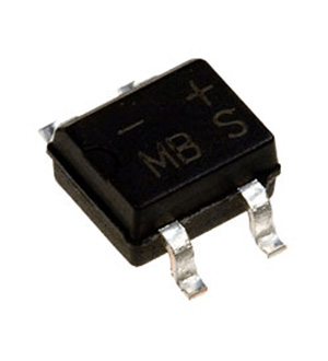 MB1S, 4-SOIC, Диодный мост 0.5А 100В