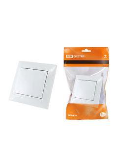 SQ1815-0001, Выключатель 1 кл. 10А белый "Лама"