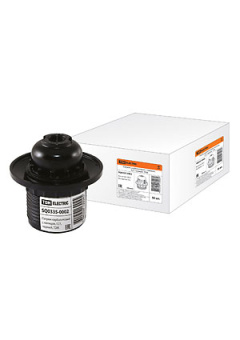 SQ0335-0002, Патрон карболитовый с кольцом, Е27, черный,