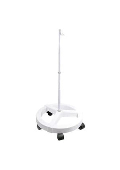 31-0822, Стойка напольная для ламп-луп, круглая, цвет белый