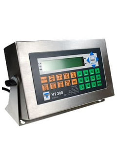 VT300-S-2200-E, VT300, LСD дисплей, нерж корпус,  RS232+RS232