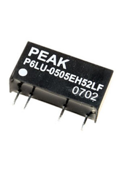 P6LU-0505EH52LF, DC/DC,1W,Вх:4.5-5.5V,Вых:5V/200mA,5200VDC,SIP7,Ind.