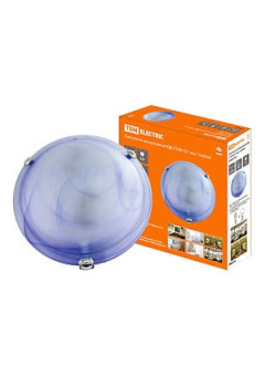 SQ0358-0005, Светильник декоративный СД 2*60 Вт E27 круг голубой (в разборе)