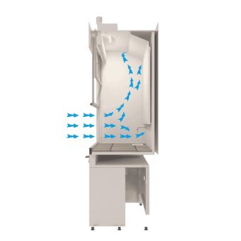 Шкаф вытяжной Совлаб Керамика К-12 1500: глубина 900