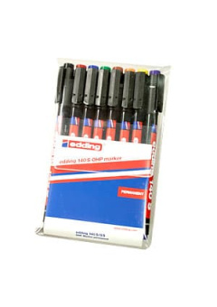 EDDING 140S НАБОР МАРКЕРОВ 8 ЦВЕТОВ D=0.30ММ ДЛЯ ПОДПИСЕЙ НА ПВХ