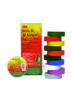 Scotch 35 grey, изолента высшего класса серая 19мм х 20м х0,18мм