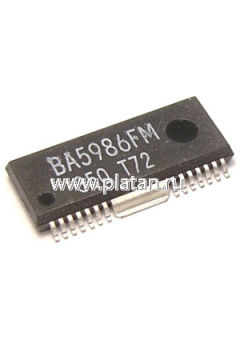 BA5986FM, Драйвер электродвигателя, приводы CD/ DVD, [HSOP-28]