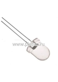 BL-L101URC, Светодиод красный, круглый d=10мм, 1000мКд 630нМ (Ultra Red)