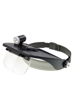 MG81001-D ОЧКИ МОНТАЖ. С LED ПОДСВ. 1 СВЕТОД.1.2Х 1.8Х 2.5Х 3.5Х