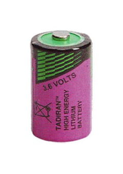 SL-850/PTP, батарейка Li-SOCl2 3.6В 1.2Ачас Д14.7*25.2 -55+85гр