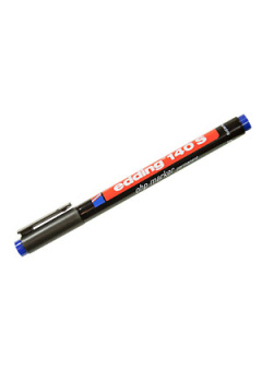 EDDING 140S МАРКЕР D=0.30ММ ДЛЯ ПОДПИСЕЙ НА ПВХ СИНИЙ