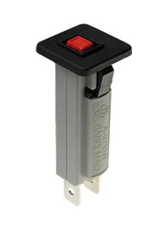 YA-0710W   15А 250VAC, A-0710W  Автомат защиты 15А 250VAC