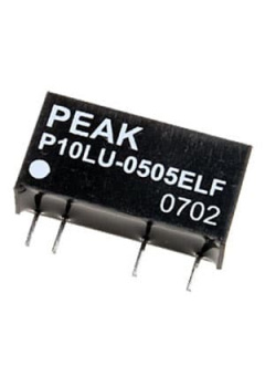 P10LU-0505ELF, DC/DC,2W,Вх:4.5-5.5V,Вых:5V/400mA,3000VDC,SIP7,Ind.